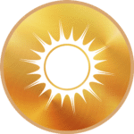 symbols-illuminati-buttons-gold-sun-color